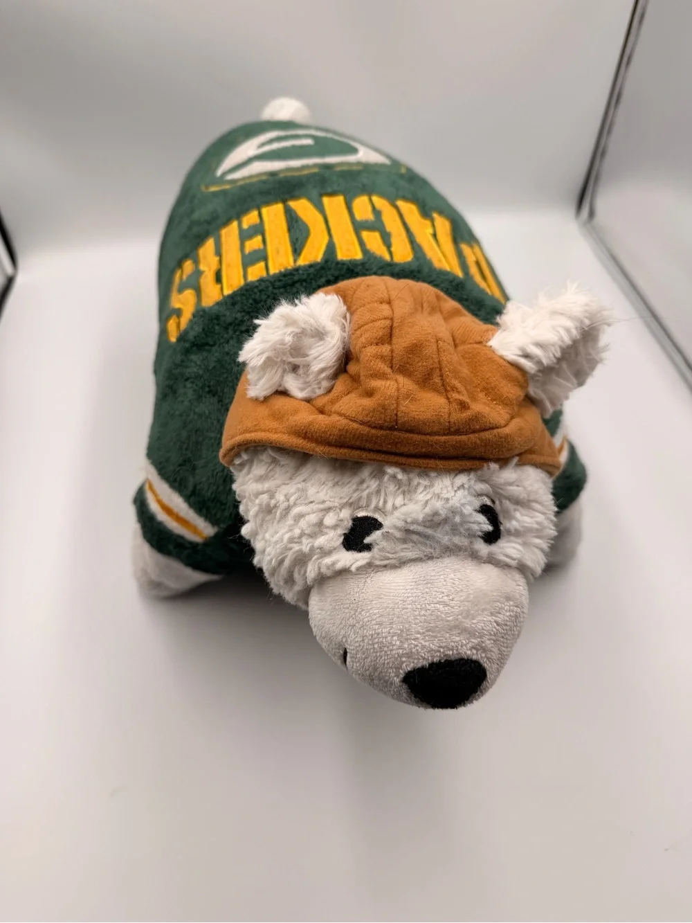 My Pillow Pets Green Bay Packers NFL Pro Football Iconic Plush Bear Large 18”
